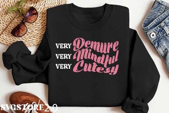 Download Very Demure Mindful Cutesy, Meme Shirt - Premium Bundle