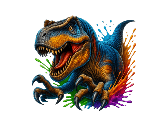 Download Dinosaur T-Rex Watercolor Kids Png - Dino Collection